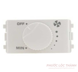 Công tắc điều chỉnh tốc độ quạt (trắng)