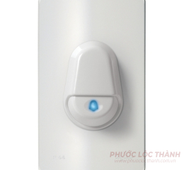 Nút nhấn chuông IP44, Trắng