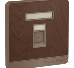 Bộ ổ cắm điện thoại vân gỗ