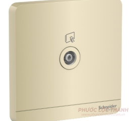 Bộ ổ cắm Tivi vàng ánh kim