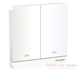 Bộ 2 công tắc 2 cực 20A có đèn LED trắng