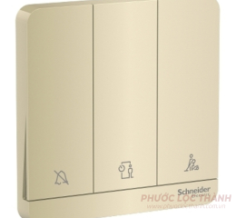 Bộ công tắc "không làm phiền", "Xin dọn phòng", "Vui lòng chờ" vàng ánh kim