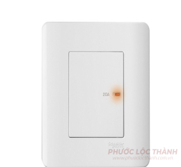Bộ công tắc đơn 2 cực 20A (Trắng)