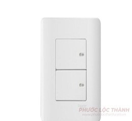 Bộ 2 công tắc 2 chiều 16A (Trắng)
