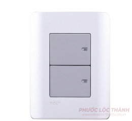 Bộ 2 công tắc 2 chiều 16A (Xám)
