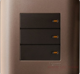 Bộ 3 công tắc 1 chiều 16A (Đồng)