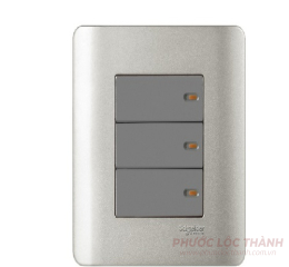 Bộ 3 công tắc 2 chiều 16A (Xám)