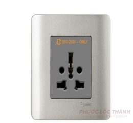 Bộ ổ cắm đơn đa năng 16A (Xám)