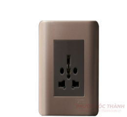 Bộ ổ cắm đơn đa năng 16A (Đồng)