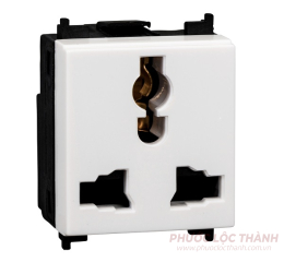 Ổ cắm đơn 3 chấu đa năng, 13A, size M