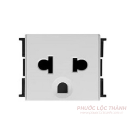 Ổ cắm đơn 3 chấu, 16A, size M