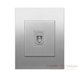 Bộ ổ cắm điện thoại (Xám bạc)