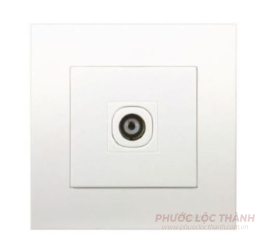 Bộ ổ cắm tivi (trắng)