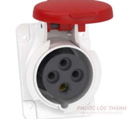 Ổ cắm âm dạng nghiêng 4P 16A 6H IP44