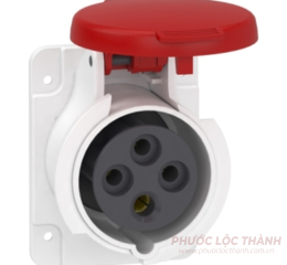Ổ cắm âm dạng thẳng 4P 32A 6H IP44