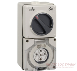Bộ ổ cắm có công tắc 5P 20A IP66