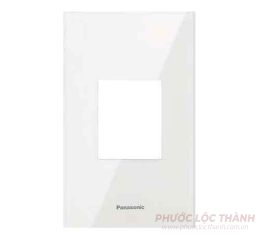 Mặt dùng riêng cho ổ đơn 3 chấu Halumie Acrylic màu trắng