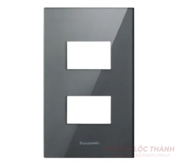 Mặt 2 thiết bị dòng Halumie Acrylic Xám ánh kim