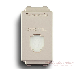 Ổ cắm điện thoại vàng ánh kim