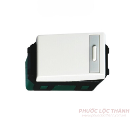 Công tắc 1 chiều 16A 250VAC - size S - cắm nhanh trắng