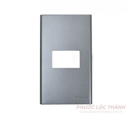 Mặt dùng cho 1 thiết bị màu xám ánh kim