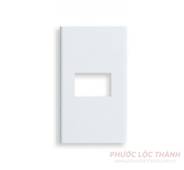 Mặt dùng cho 1 thiết bị màu trắng ánh kim