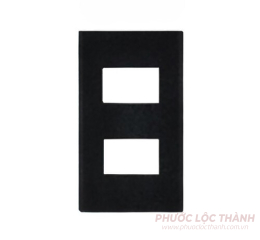 Mặt dùng cho 2 thiết bị màu đen ánh kim