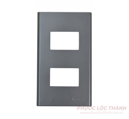 Mặt dùng cho 2 thiết bị màu xám ánh kim