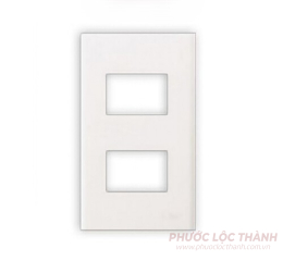 Mặt dùng cho 2 thiết bị màu trắng ánh kim