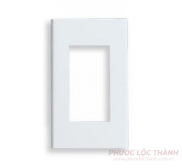 Mặt dùng cho 3 thiết bị màu trắng ánh kim