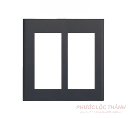 Mặt dùng cho 6 thiết bị màu đen ánh kim