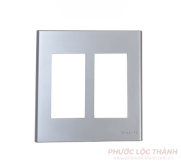 Mặt dùng cho 6 thiết bị màu xám ánh kim