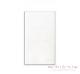 Mặt kín đơn màu trắng ánh kim