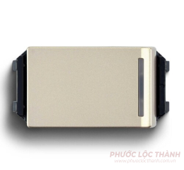 Công tắc 1 chiều WEVH5151-51MYZ/WEVH5151-7MYZ Panasonic Halumie, vàng ánh kim, có đèn báo khi OFF