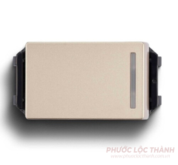 Công tắc 2 chiều WEVH5152-51MYZ/WEVH5152-7MYZ Panasonic Halumie, vàng ánh kim, có đèn báo khi OFF