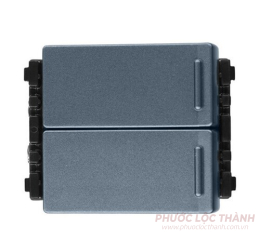 Công tắc B 1 chiều loại đôi WEVH554127MYH  Panasonic Halumie, xám ánh kim