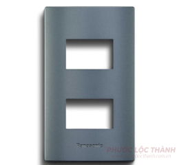 Mặt 2 Halumie Panasonic xám ánh kim