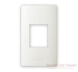 Mặt dùng riêng cho ổ đơn 3 chấu Halumie Panasonic trắng
