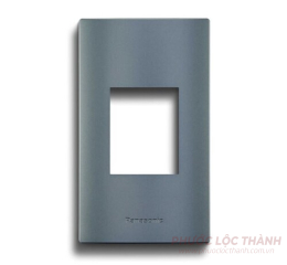 Mặt dùng riêng cho ổ đơn 3 chấu Halumie Panasonic xám ánh kim