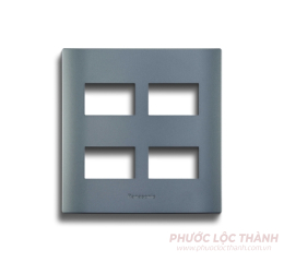 Mặt 4 Halumie Panasonic xám ánh kim