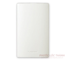 Mặt kín đơn Halumie Panasonic trắng