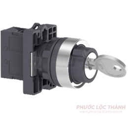 Công tắc xoay có khóa Ø22, 2N/O, 3 vị trí