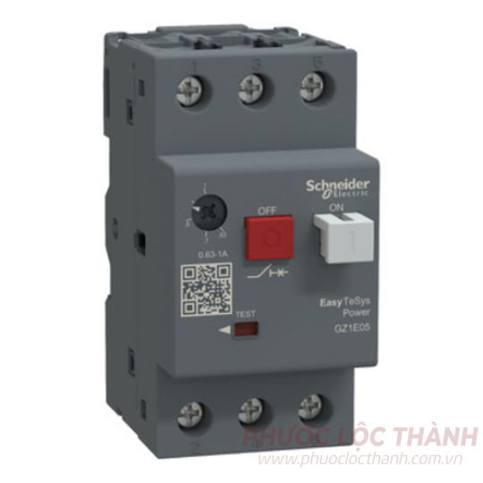 Aptomat CB bảo vệ động cơ loại từ nhiệt 0.63~1A Contactor GZ1E13