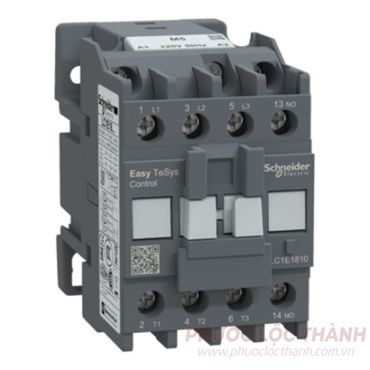 Contactor 3P 18A 1NO 220VAC LC1E
