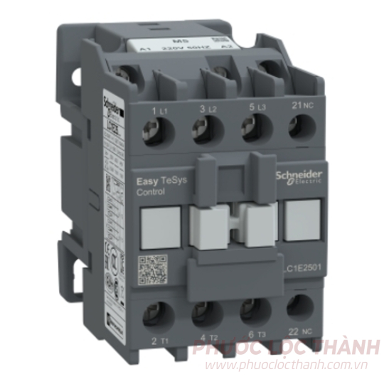 Contactor 3P 25A 1NC 220VAC LC1E