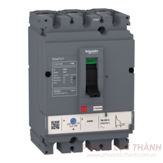 MCCB CVS100B 3P 63A 25kA 415V