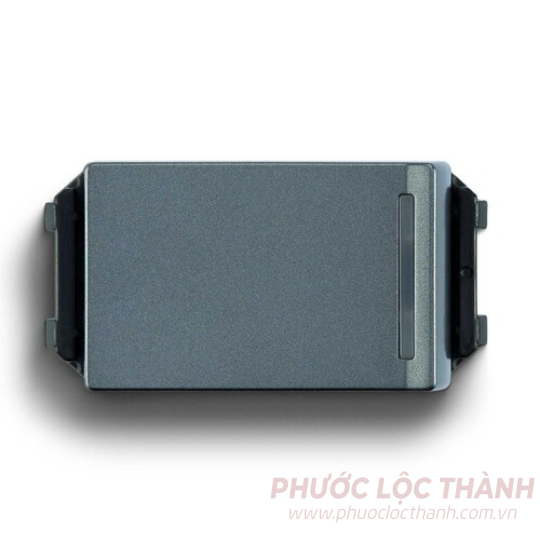 Công tắc 1 chiều WEVH5151-51MYH/WEVH5151-7MYH Panasonic Halumie, xám ánh kim, có đèn báo khi OFF