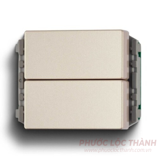 Công tắc C 2 chiều loại đôi WEVH5542-7MYZ  Panasonic Halumie, Vàng ánh kim