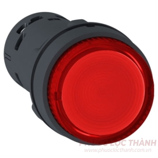 Nút nhấn có đèn LED N/O đỏ 230Vac